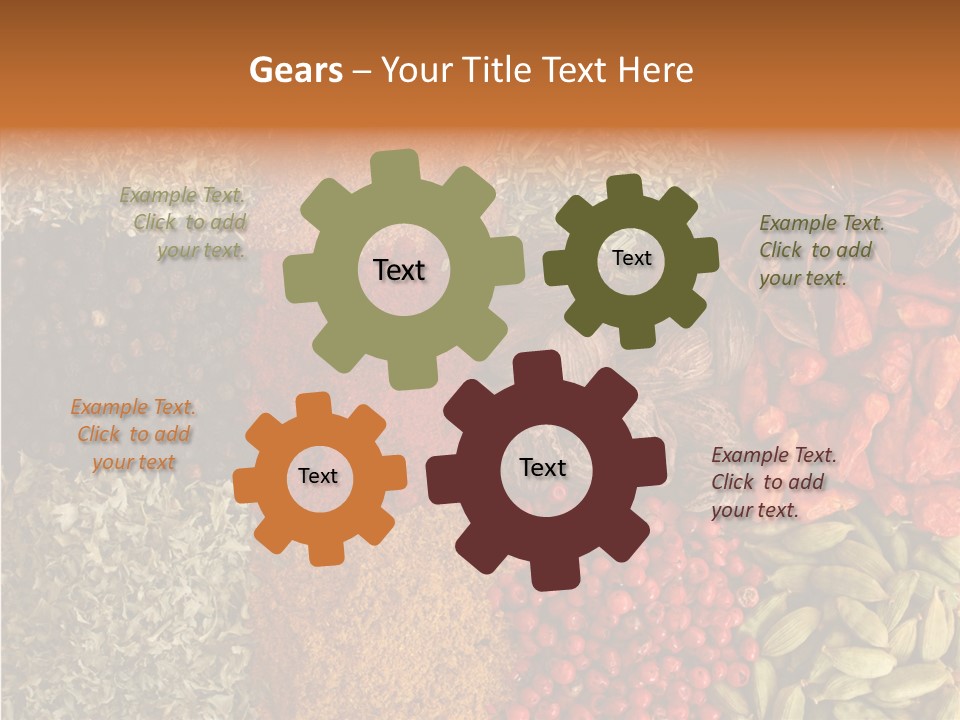 Hot Macro Aromatic PowerPoint Template