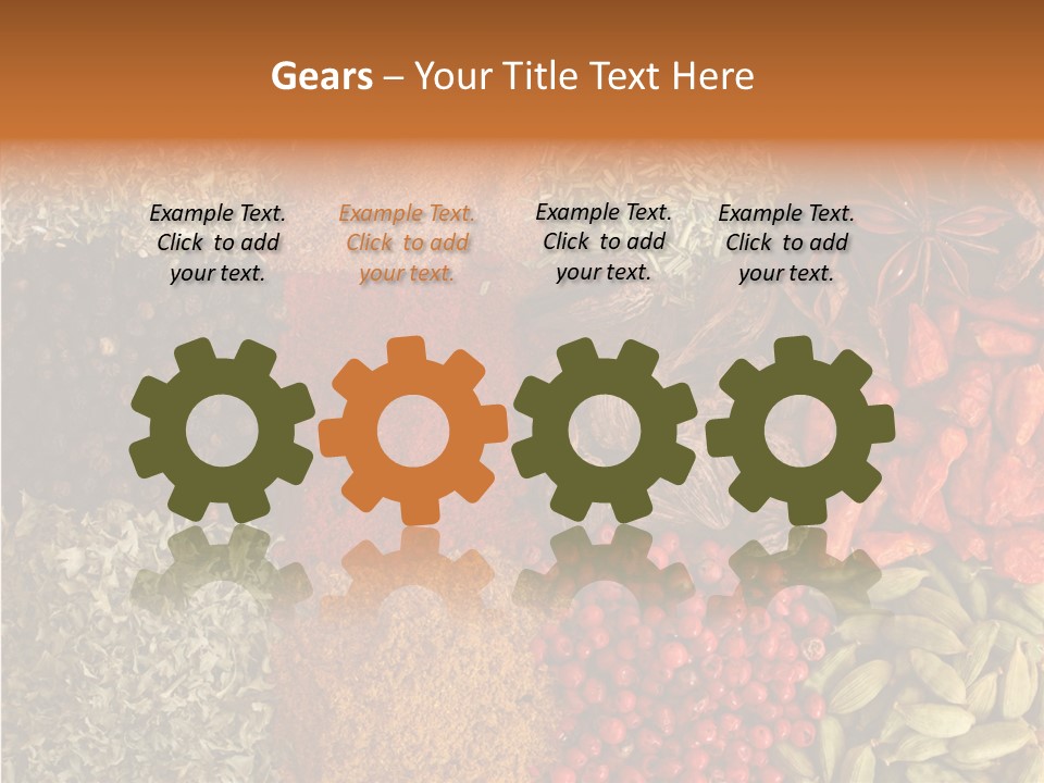 Hot Macro Aromatic PowerPoint Template