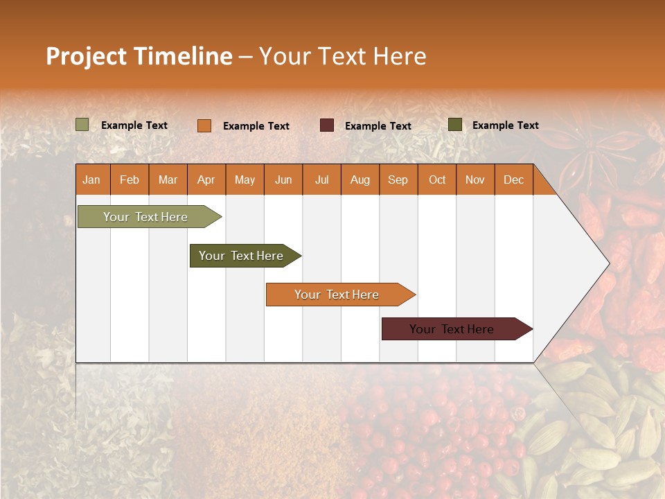 Hot Macro Aromatic PowerPoint Template
