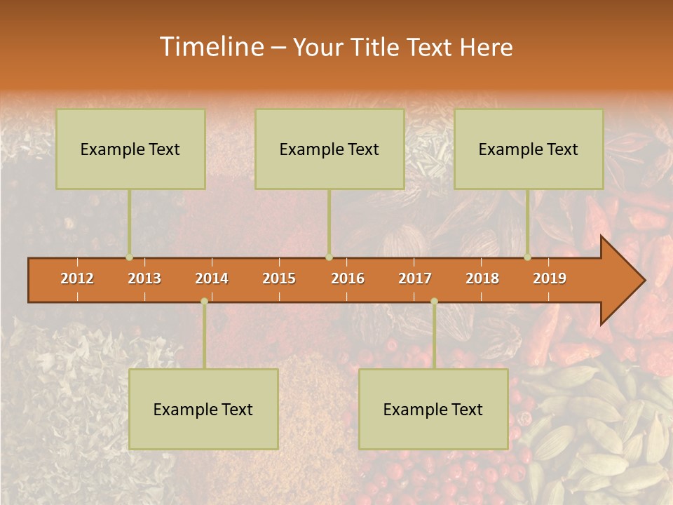 Hot Macro Aromatic PowerPoint Template