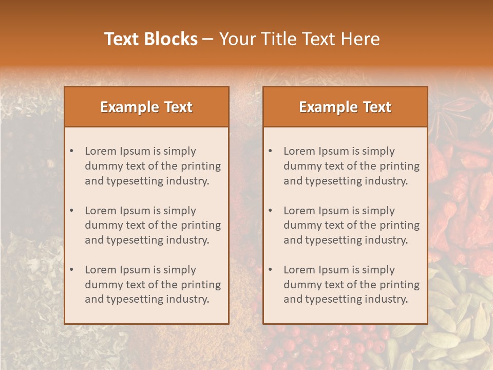 Hot Macro Aromatic PowerPoint Template