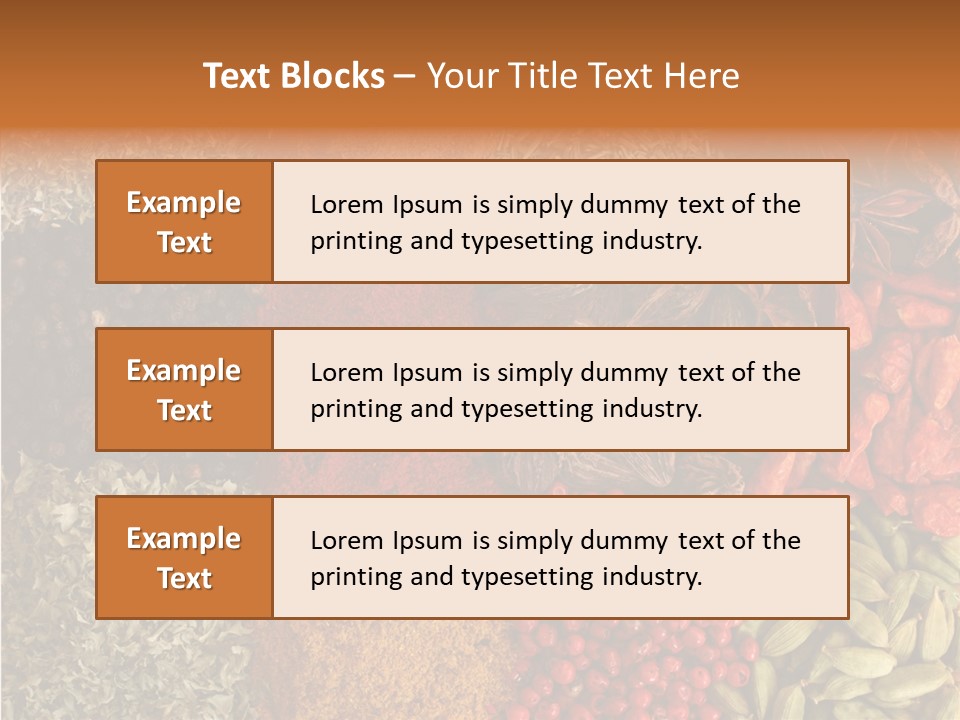 Hot Macro Aromatic PowerPoint Template