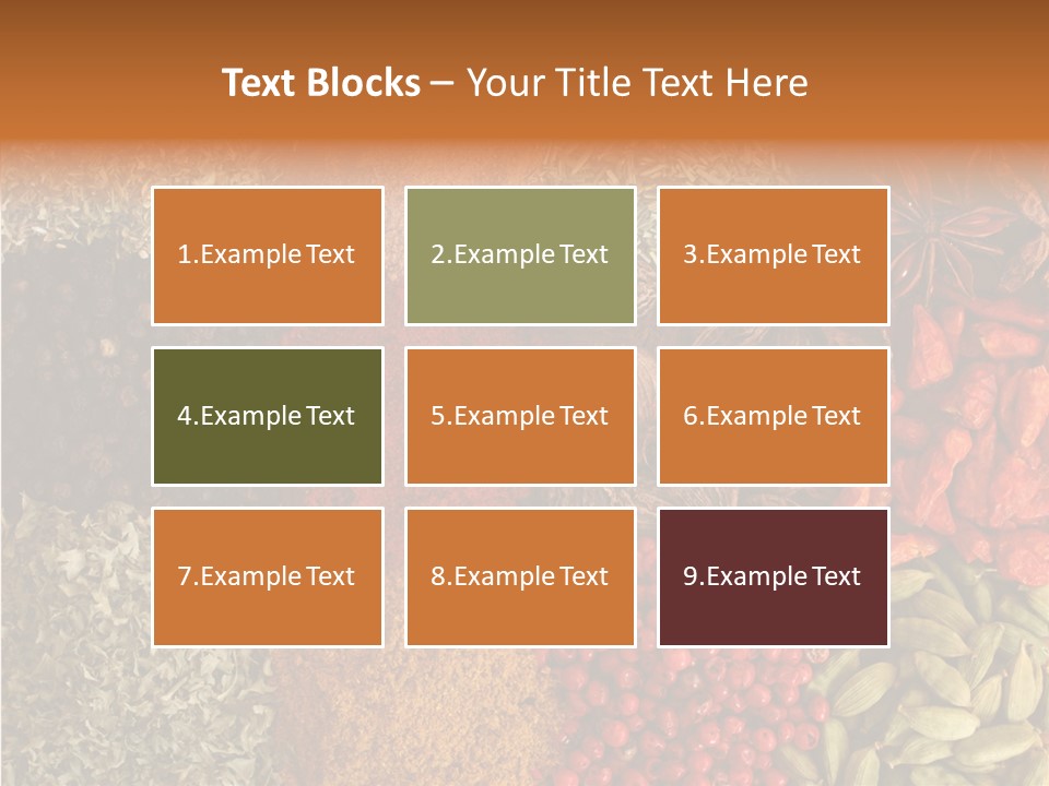 Hot Macro Aromatic PowerPoint Template