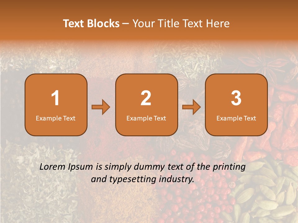 Hot Macro Aromatic PowerPoint Template