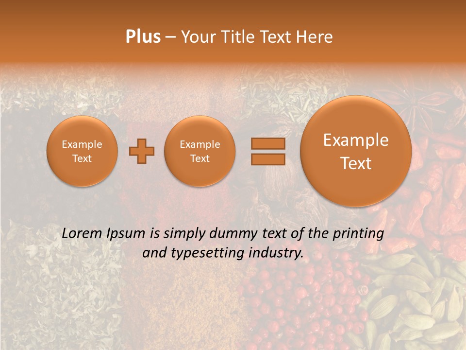 Hot Macro Aromatic PowerPoint Template