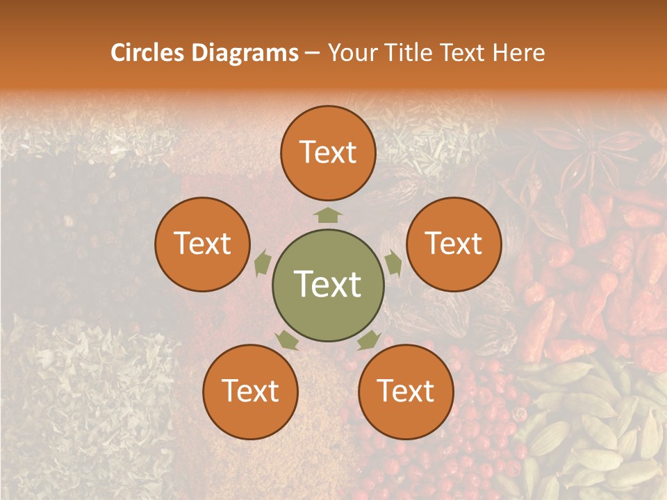 Hot Macro Aromatic PowerPoint Template