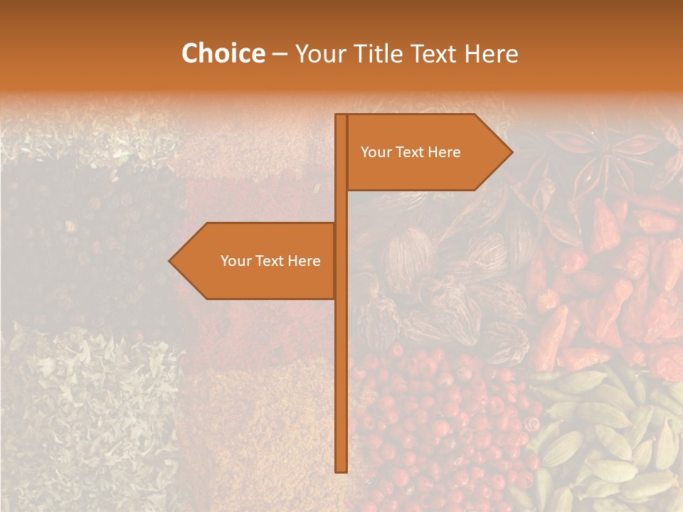 Hot Macro Aromatic PowerPoint Template