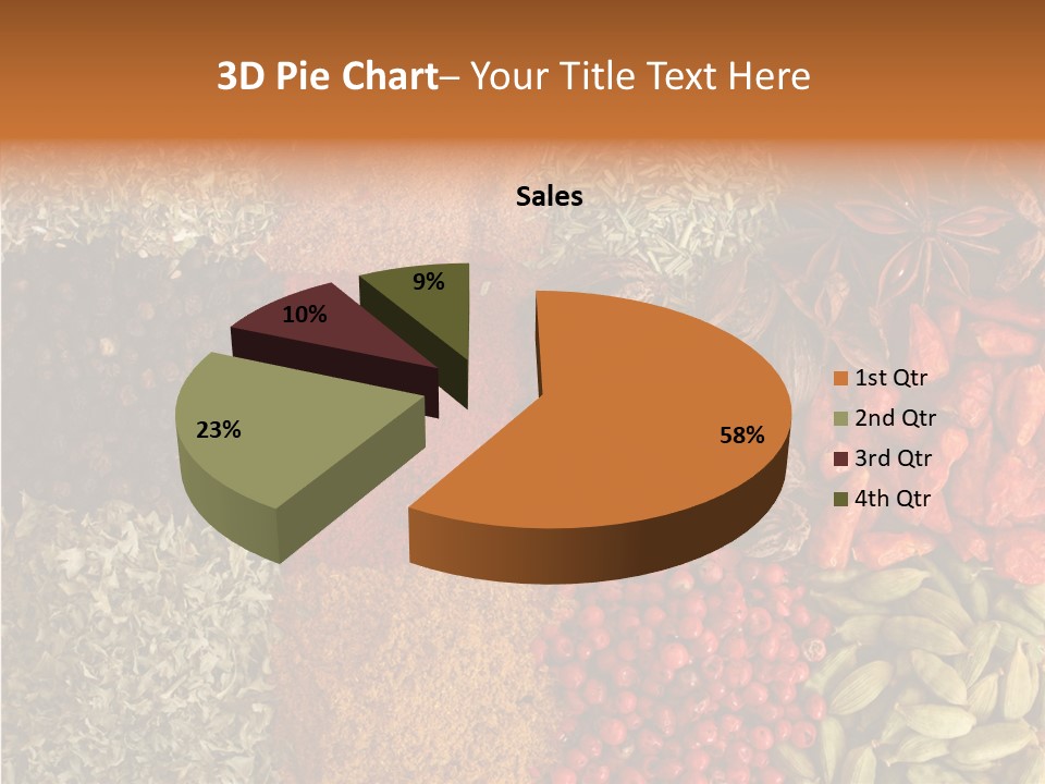 Hot Macro Aromatic PowerPoint Template