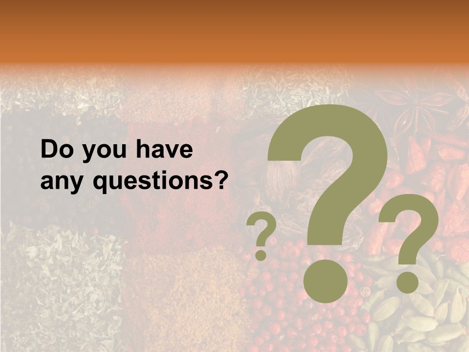 Hot Macro Aromatic PowerPoint Template