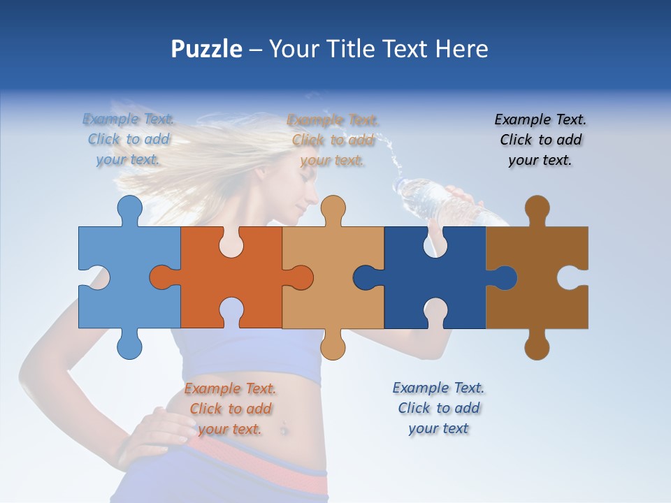 Fitness Mineral Thirst PowerPoint Template