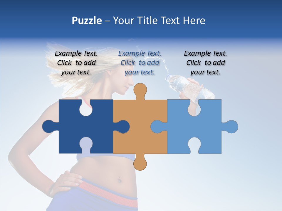 Fitness Mineral Thirst PowerPoint Template