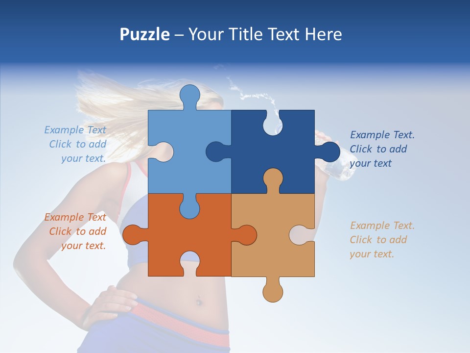 Fitness Mineral Thirst PowerPoint Template