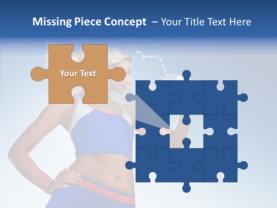 Fitness Mineral Thirst PowerPoint Template