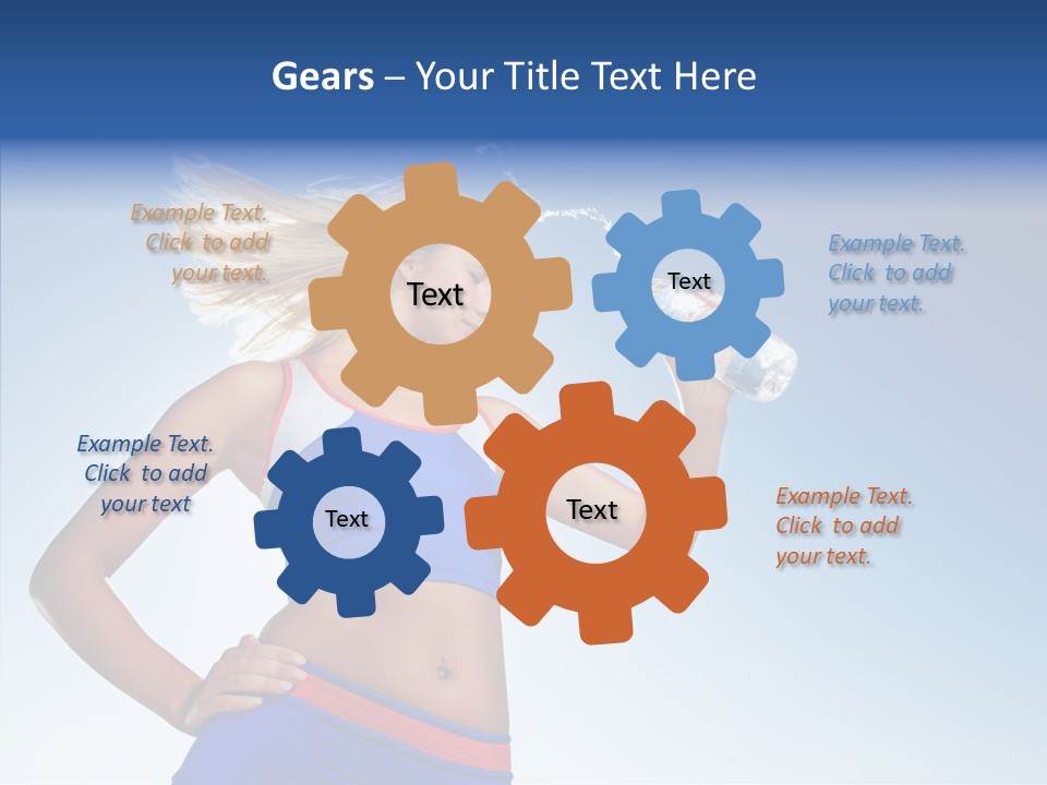 Fitness Mineral Thirst PowerPoint Template