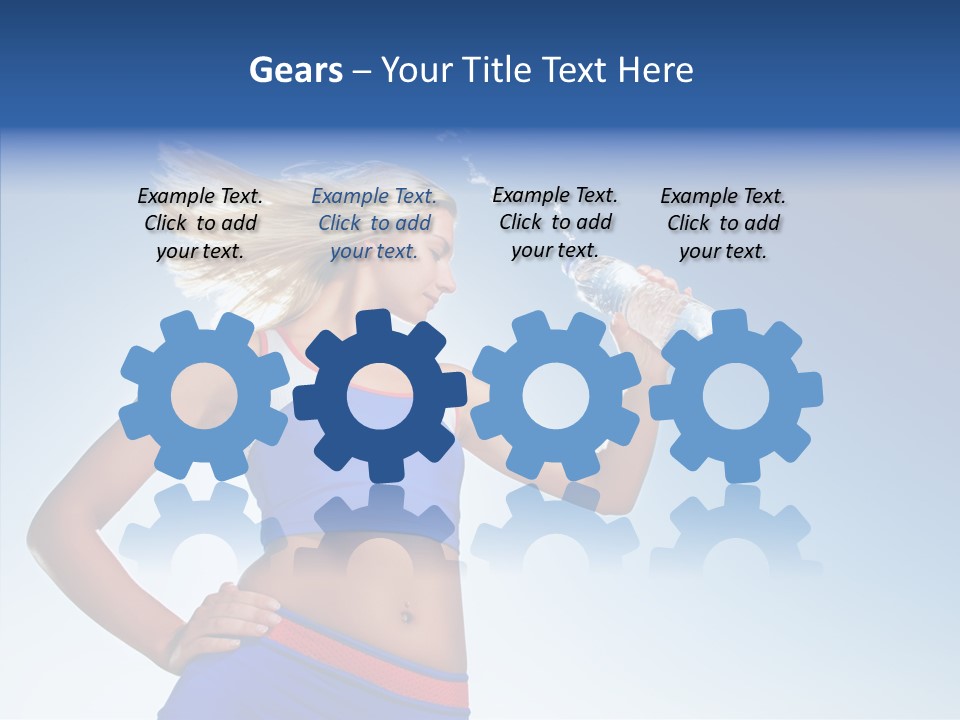 Fitness Mineral Thirst PowerPoint Template