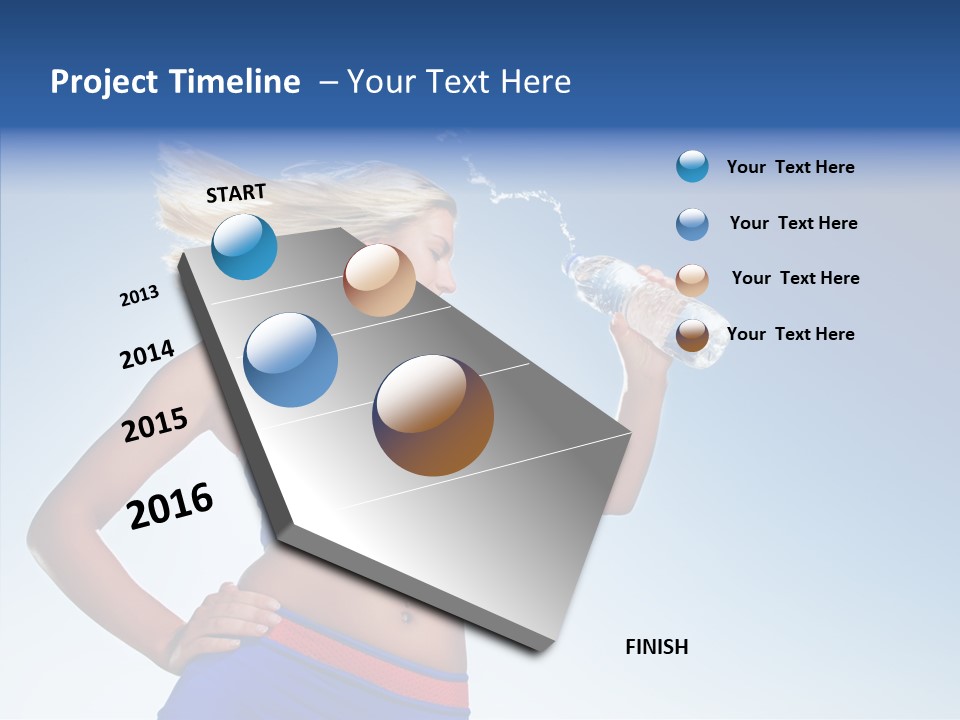 Fitness Mineral Thirst PowerPoint Template