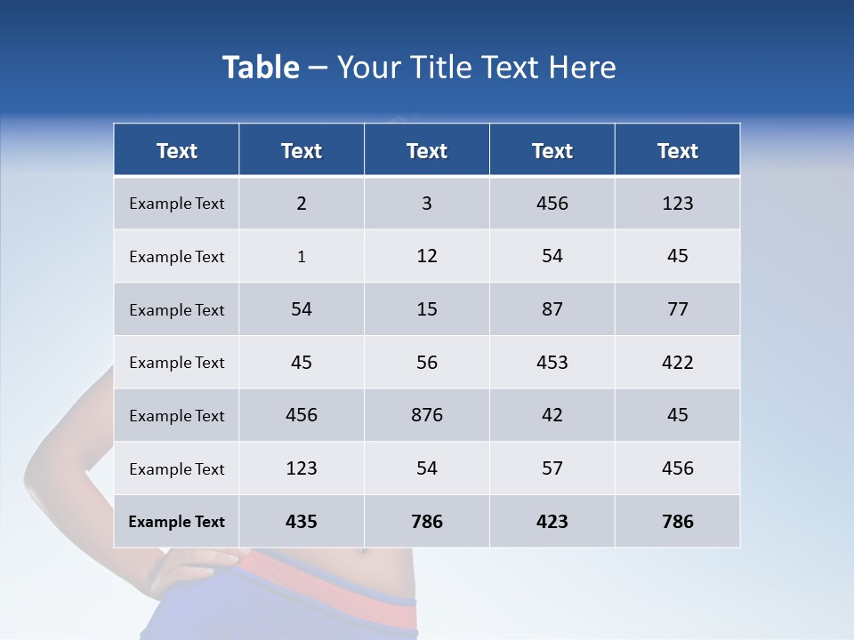 Fitness Mineral Thirst PowerPoint Template