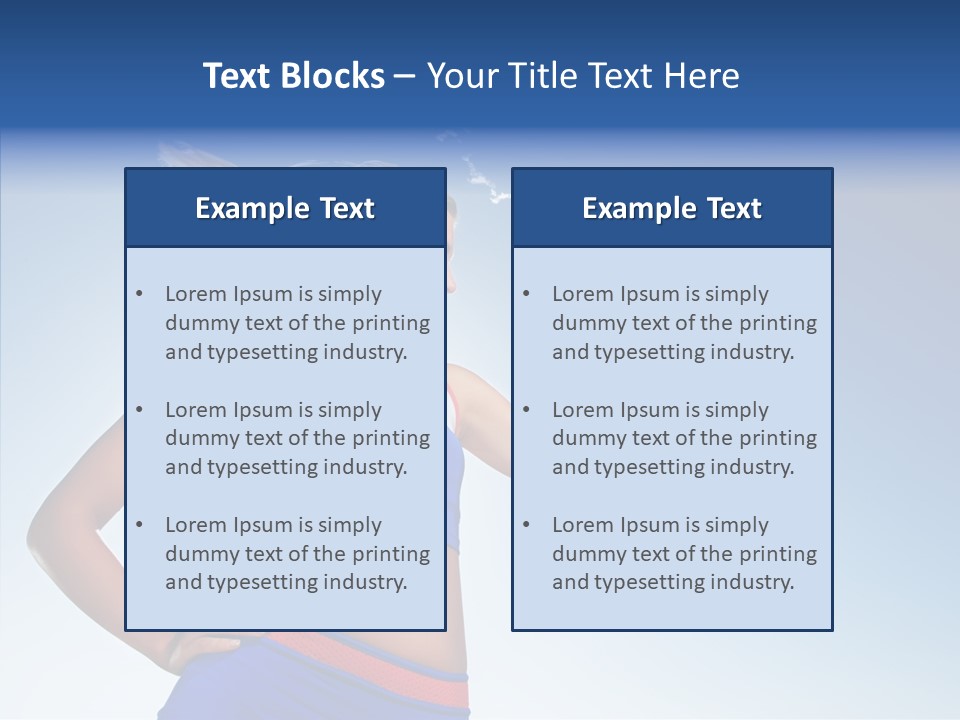 Fitness Mineral Thirst PowerPoint Template