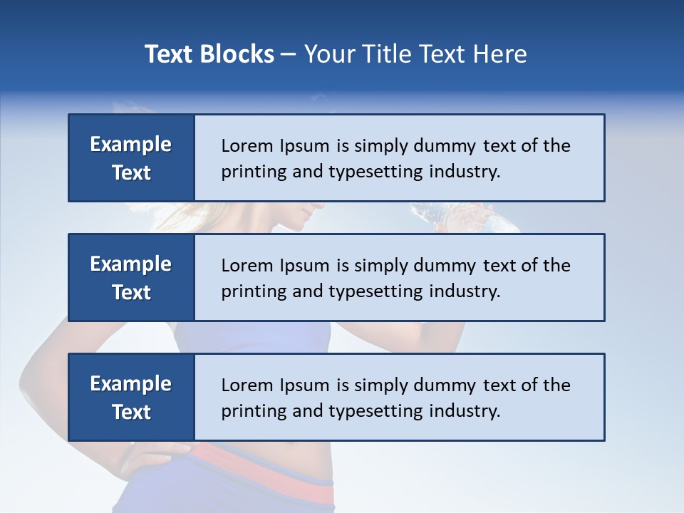 Fitness Mineral Thirst PowerPoint Template