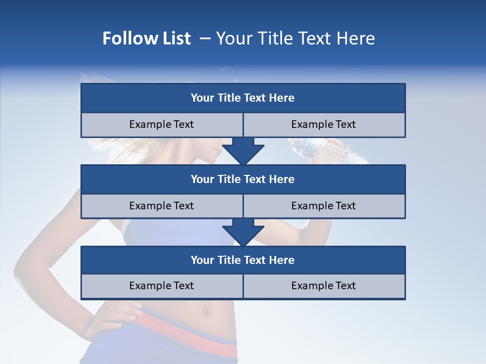 Fitness Mineral Thirst PowerPoint Template