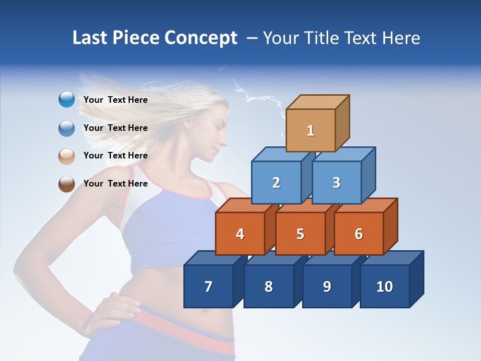 Fitness Mineral Thirst PowerPoint Template