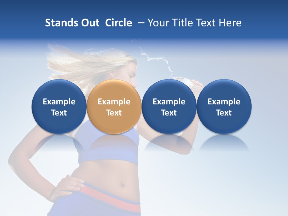 Fitness Mineral Thirst PowerPoint Template