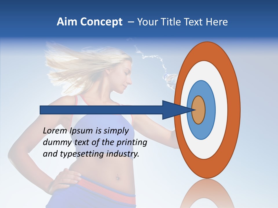 Fitness Mineral Thirst PowerPoint Template