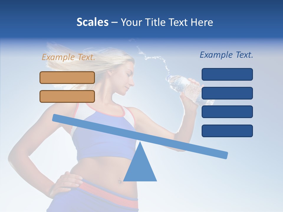 Fitness Mineral Thirst PowerPoint Template