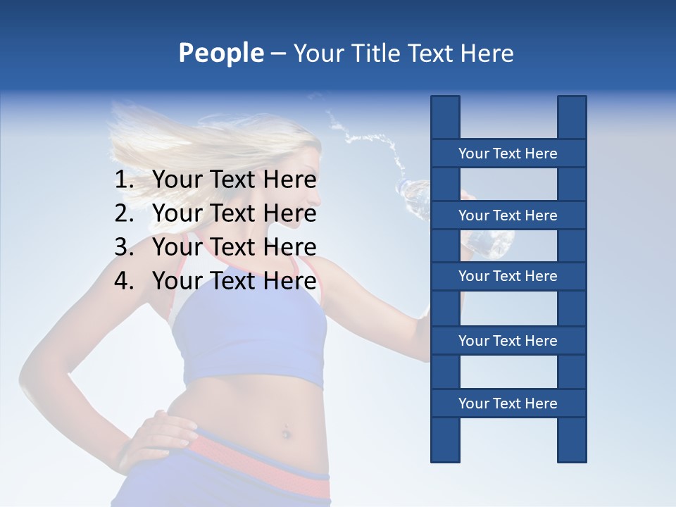 Fitness Mineral Thirst PowerPoint Template