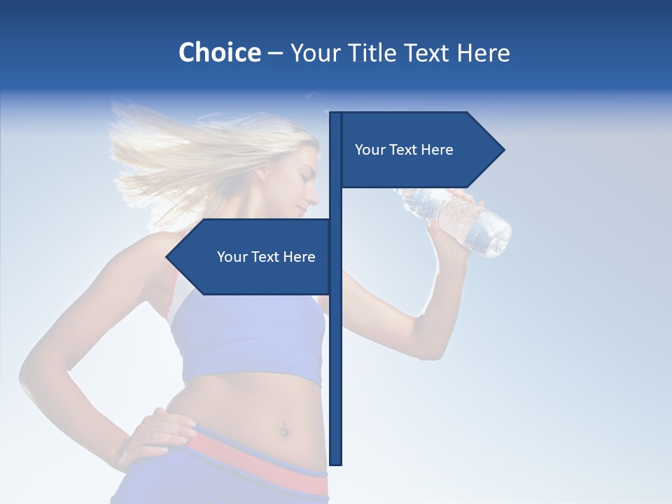 Fitness Mineral Thirst PowerPoint Template