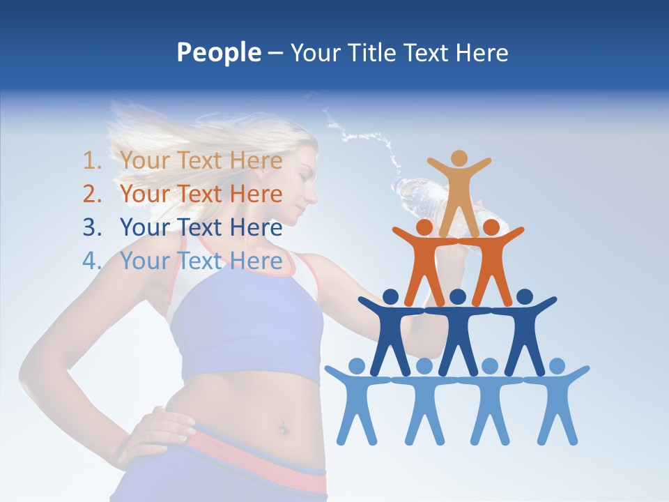 Fitness Mineral Thirst PowerPoint Template