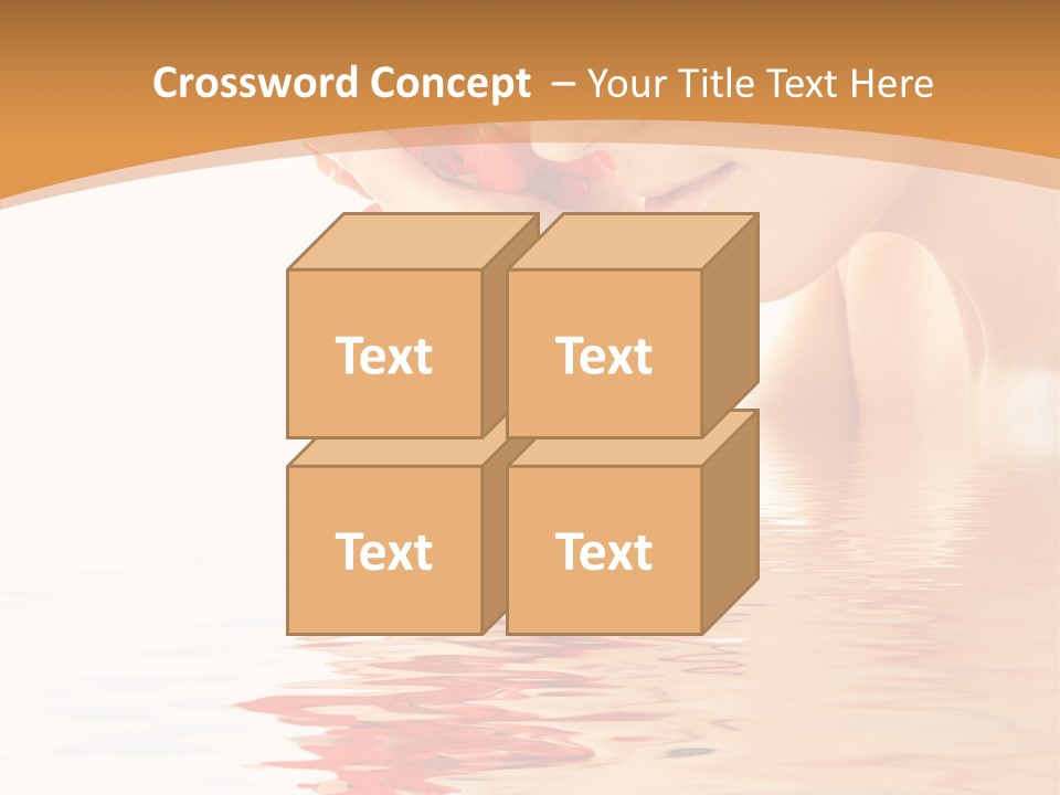 Purity Wet Towel PowerPoint Template