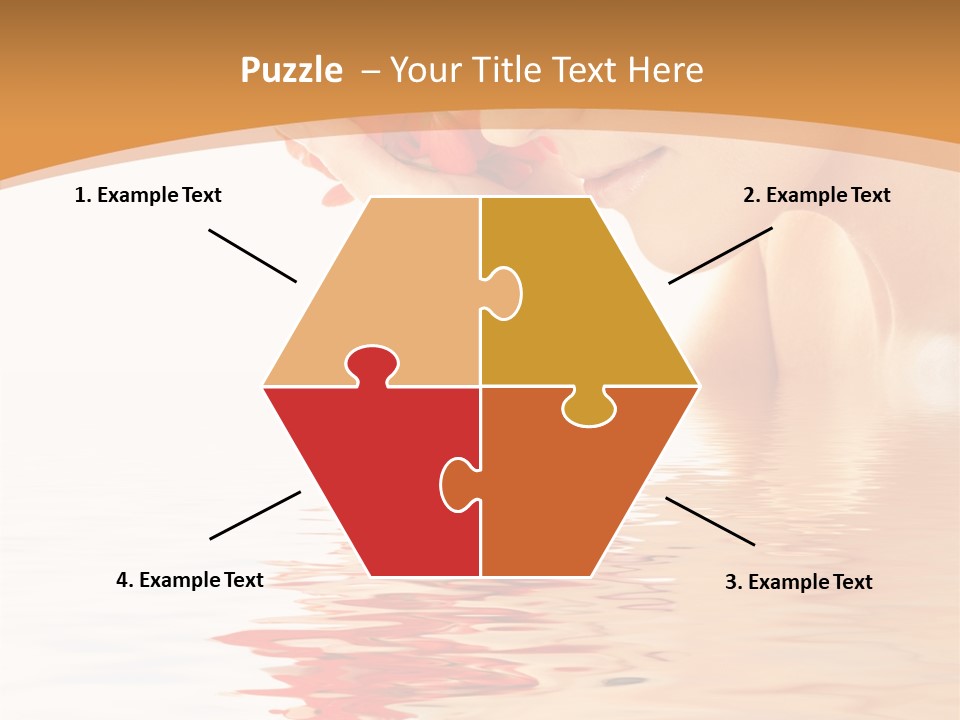 Purity Wet Towel PowerPoint Template