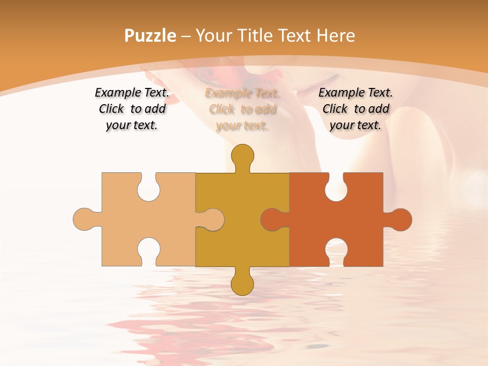 Purity Wet Towel PowerPoint Template