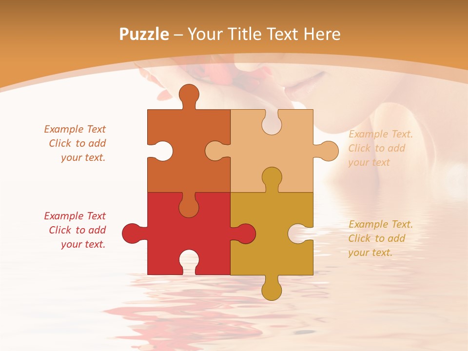 Purity Wet Towel PowerPoint Template