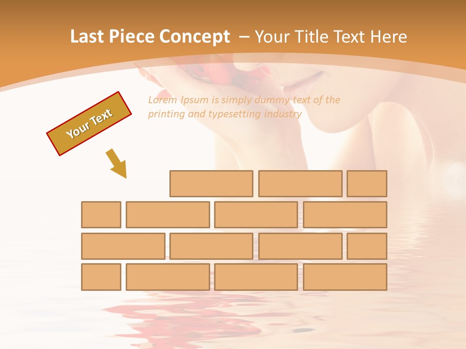 Purity Wet Towel PowerPoint Template