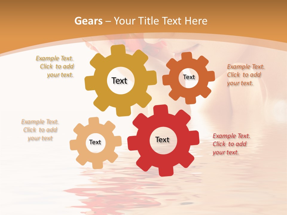 Purity Wet Towel PowerPoint Template