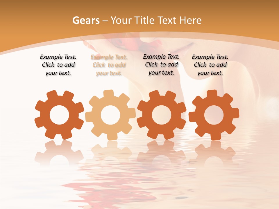 Purity Wet Towel PowerPoint Template