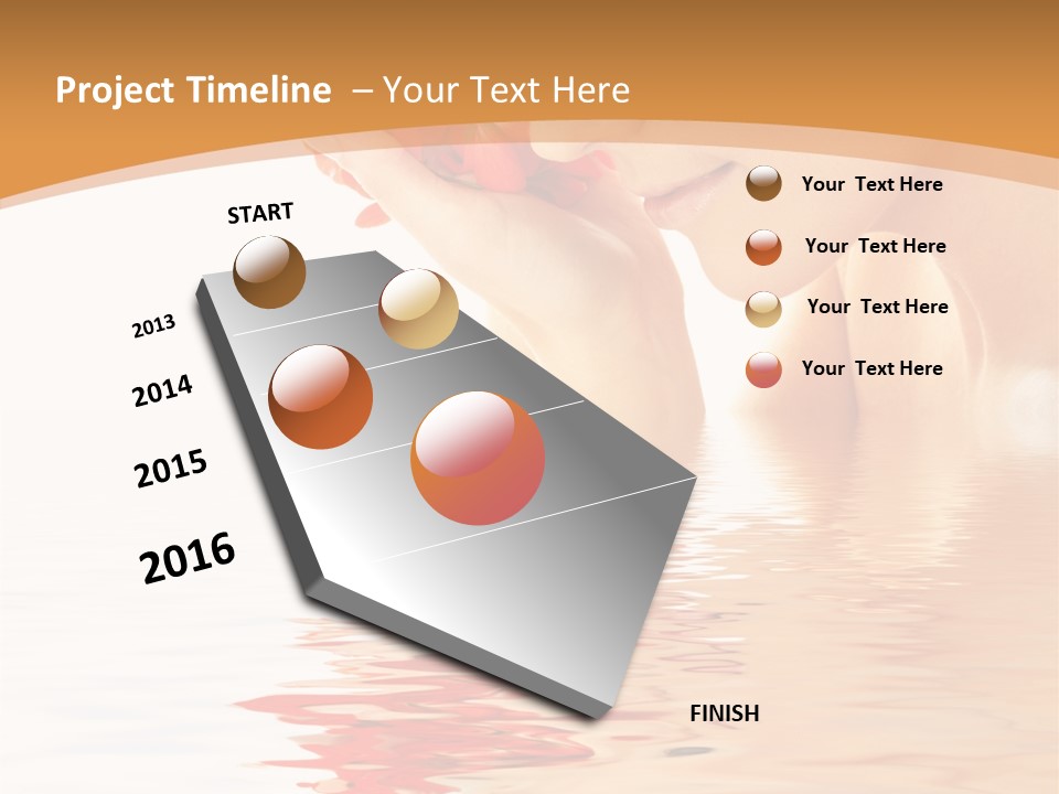 Purity Wet Towel PowerPoint Template