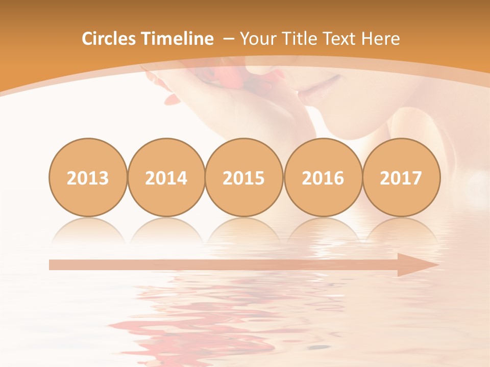 Purity Wet Towel PowerPoint Template