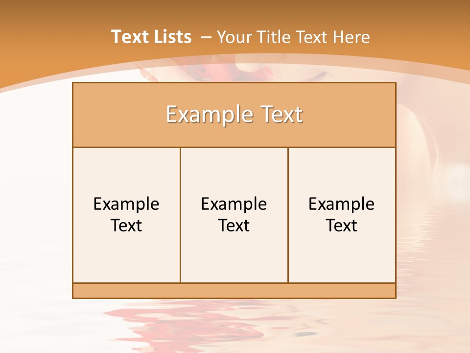 Purity Wet Towel PowerPoint Template