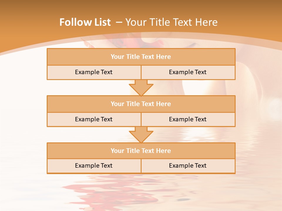 Purity Wet Towel PowerPoint Template