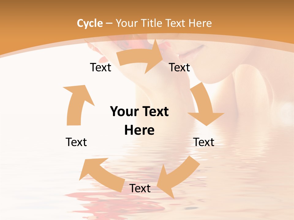 Purity Wet Towel PowerPoint Template