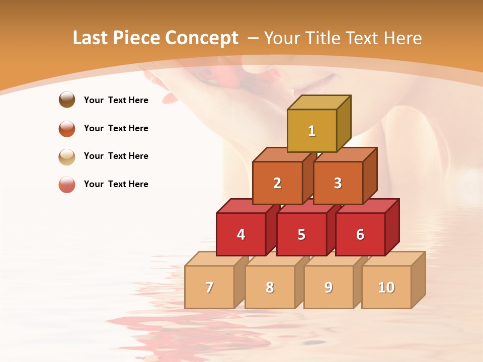 Purity Wet Towel PowerPoint Template