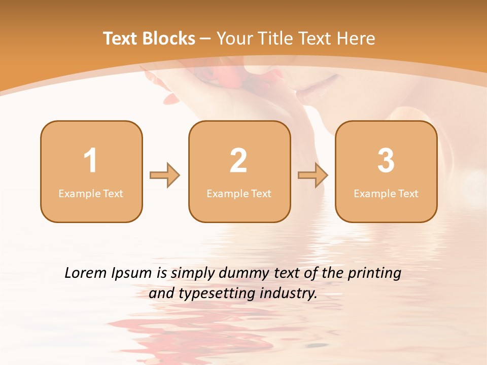 Purity Wet Towel PowerPoint Template