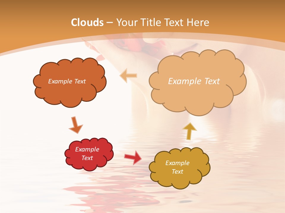Purity Wet Towel PowerPoint Template