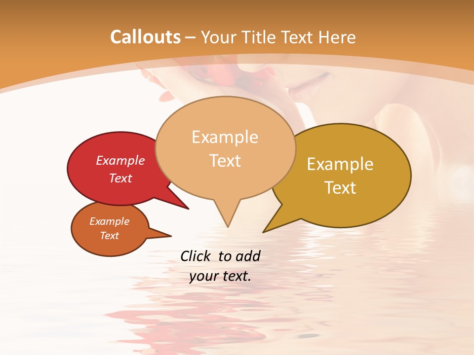 Purity Wet Towel PowerPoint Template