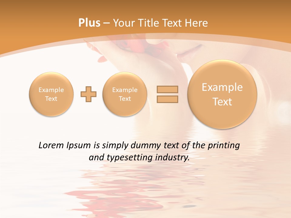 Purity Wet Towel PowerPoint Template