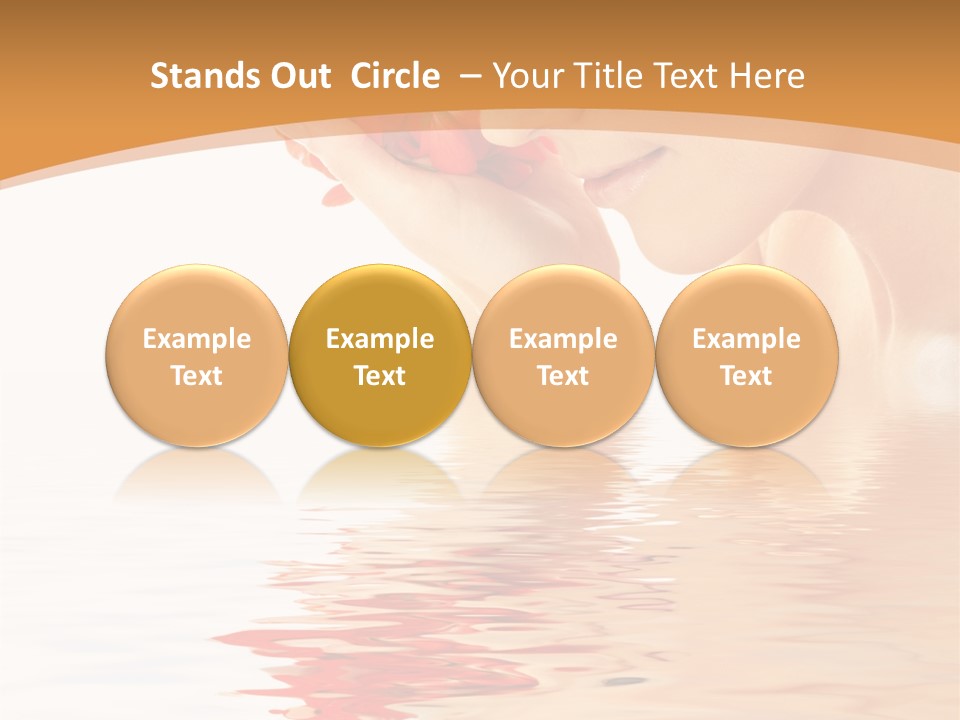 Purity Wet Towel PowerPoint Template