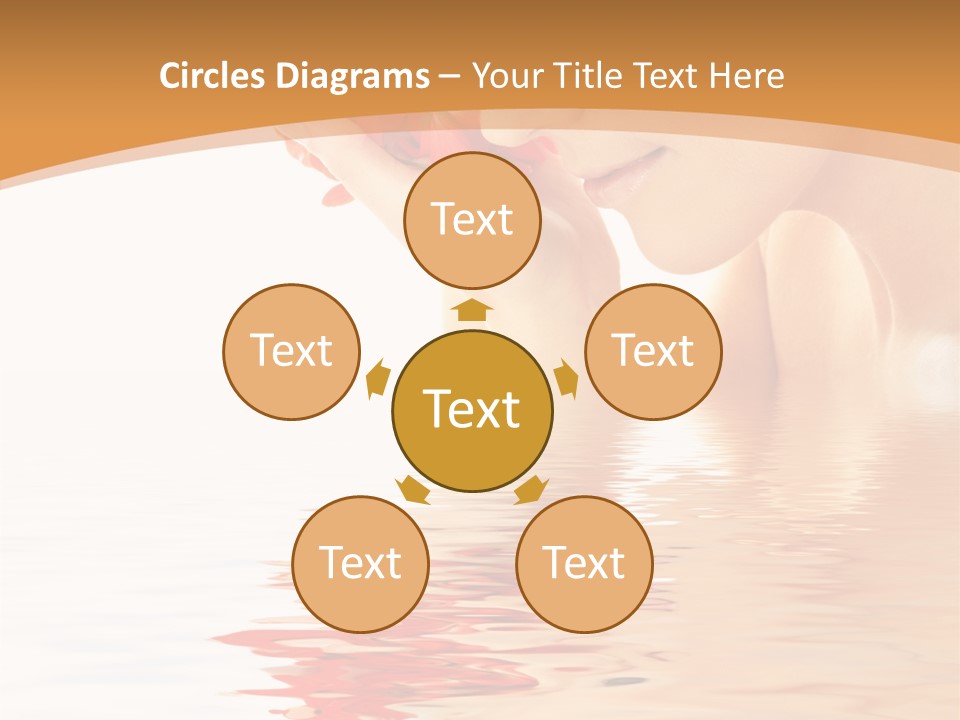 Purity Wet Towel PowerPoint Template